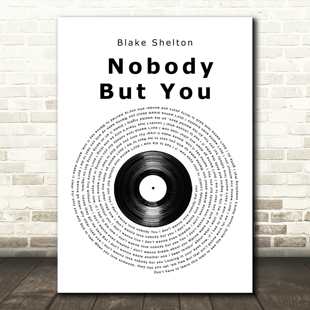 Blake Shelton - No Body (lyrics) 