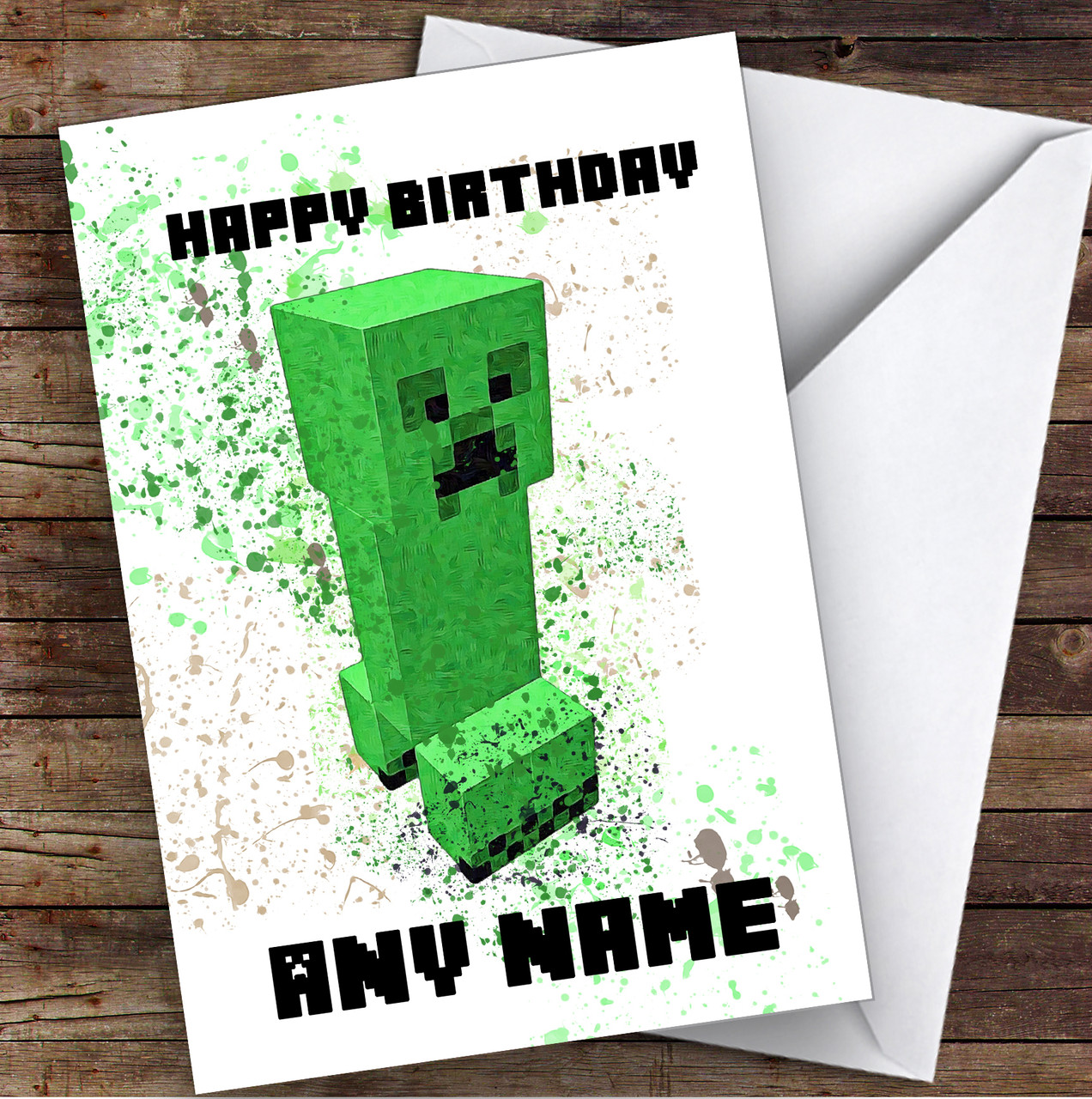 Minecraft Printable Steve & Creeper - Minecraft Birthday Party Supplies