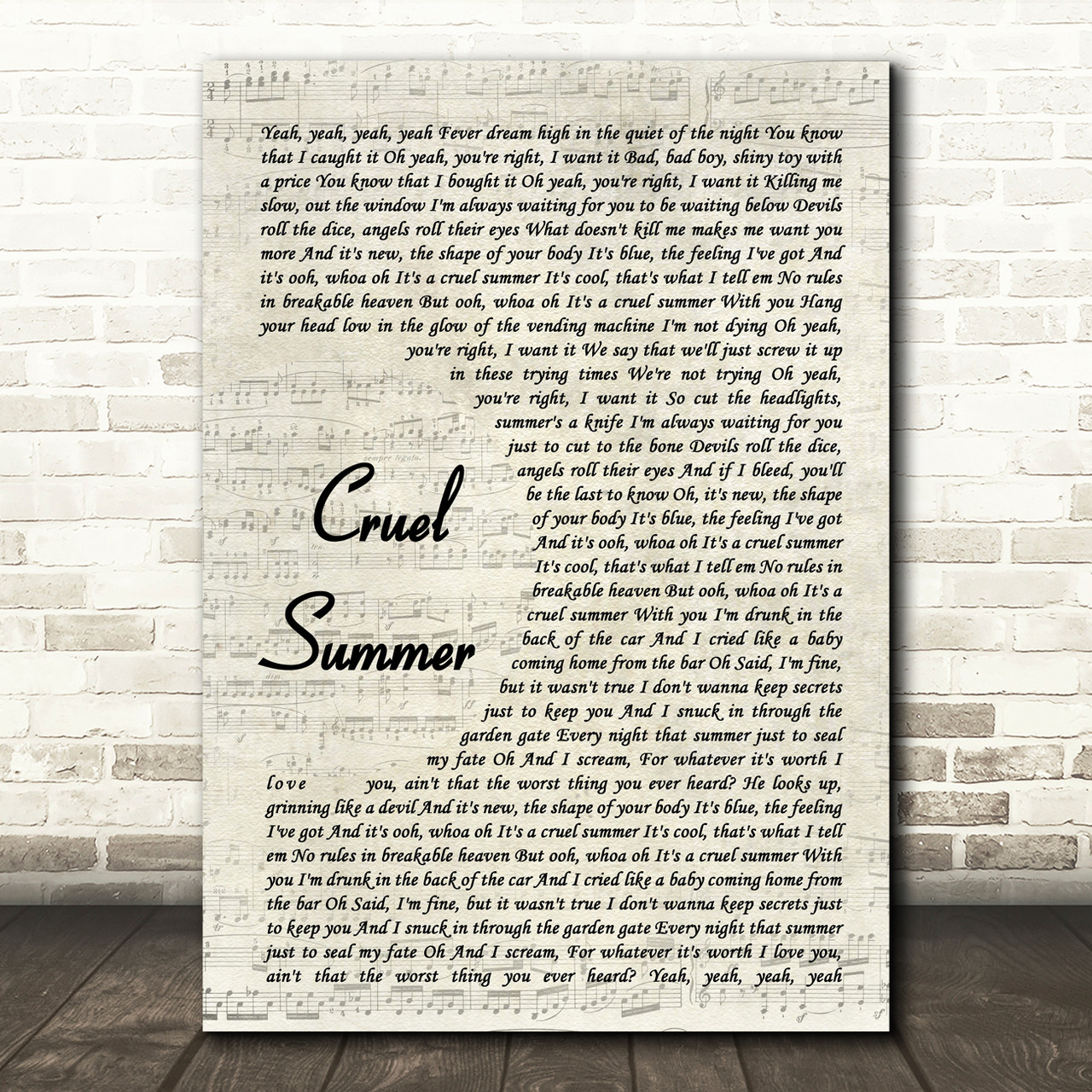 Cruel Summer Taylor Swift Sticker by Luise Wolfensohn - Pixels