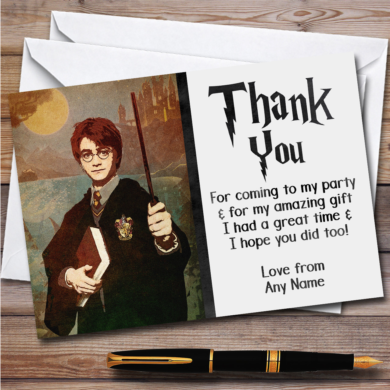 Carton D'invitation Harry Potter - HappyParty