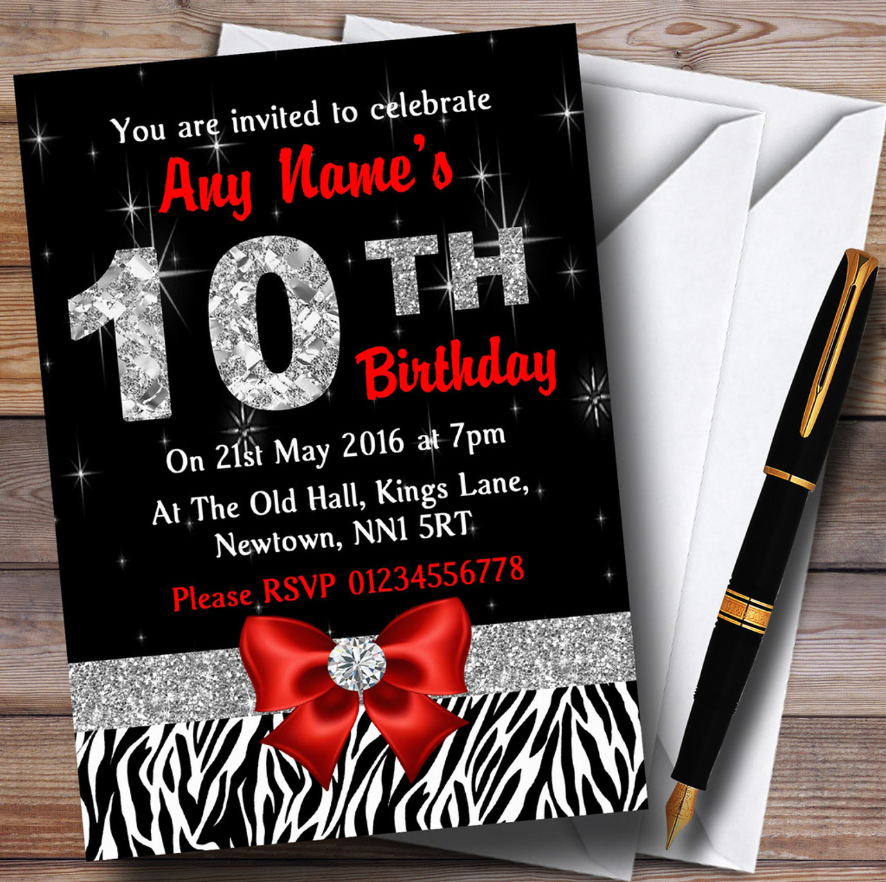 print personalized invitations