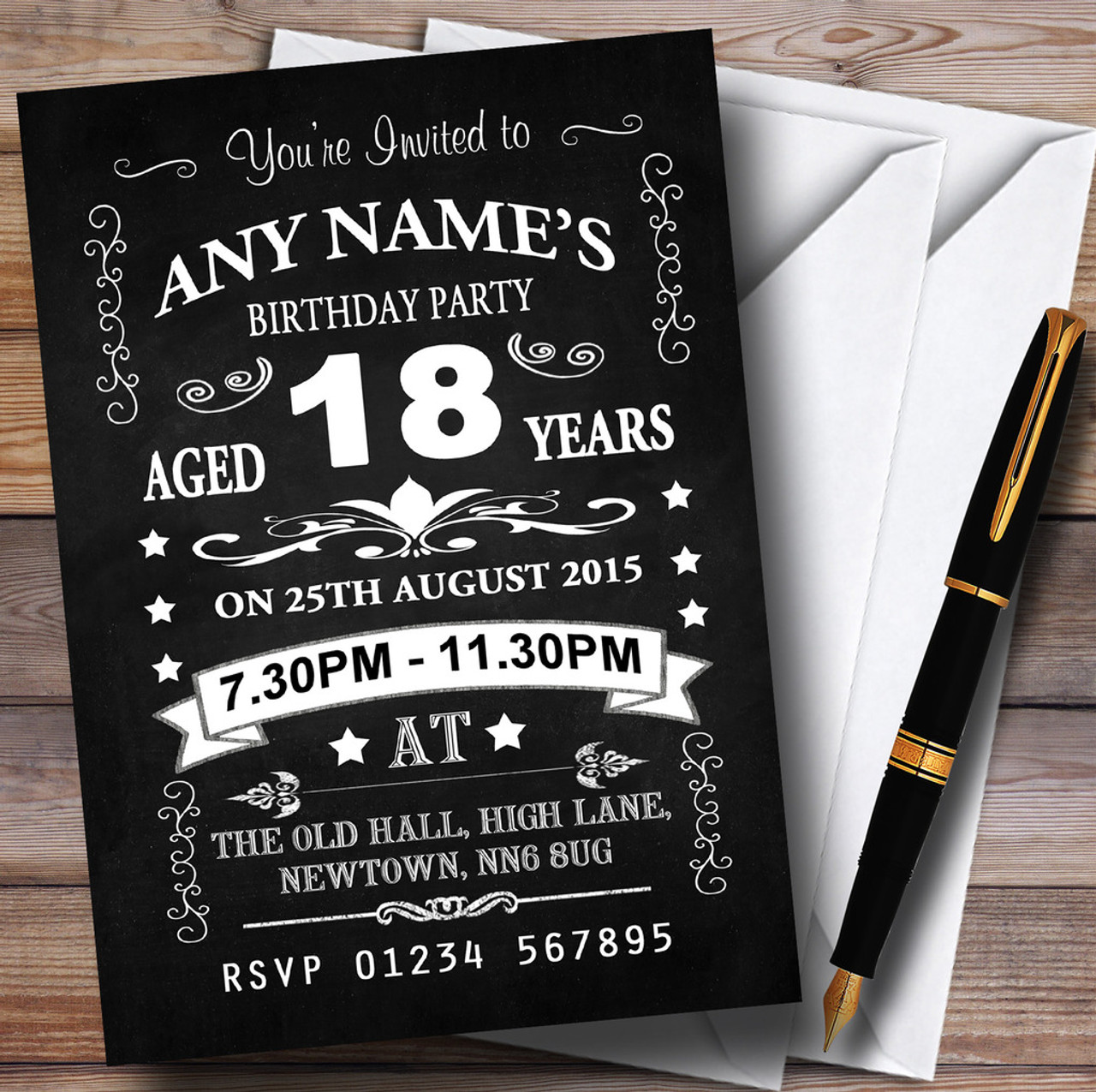 18th birthday invitations for boys