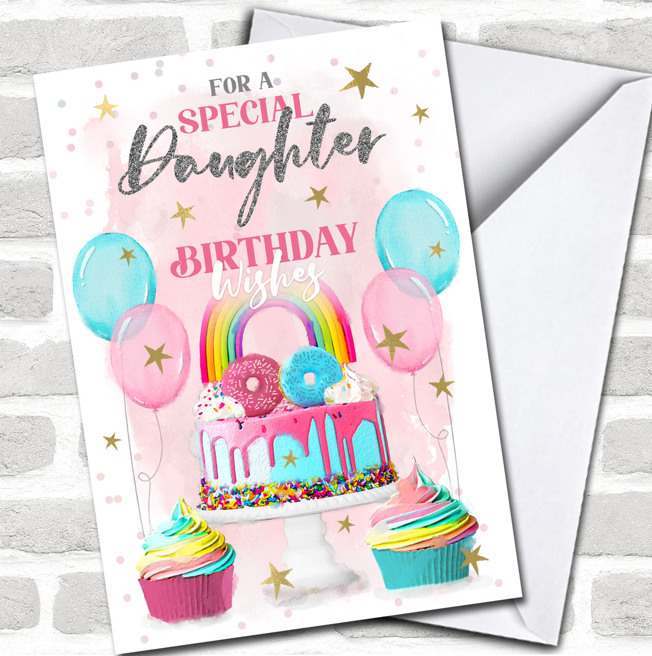 Balloon Rainbow Printable Birthday Party - Paper and Cake