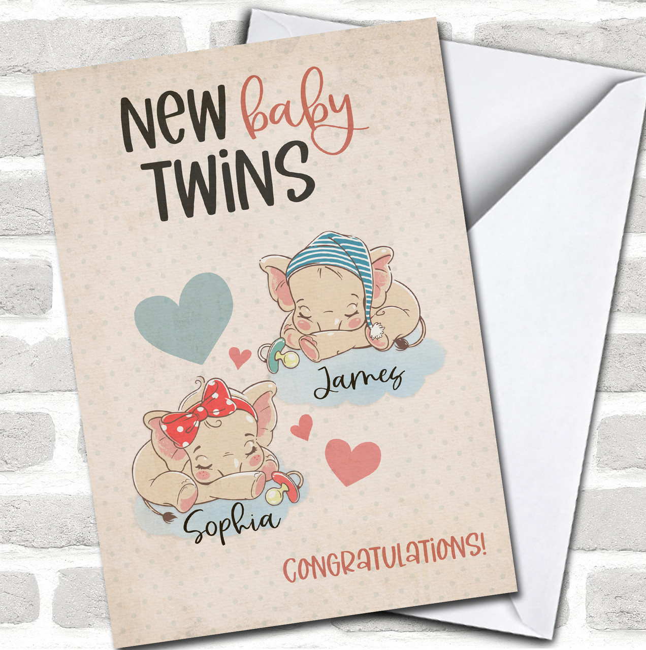 congratulation baby twins