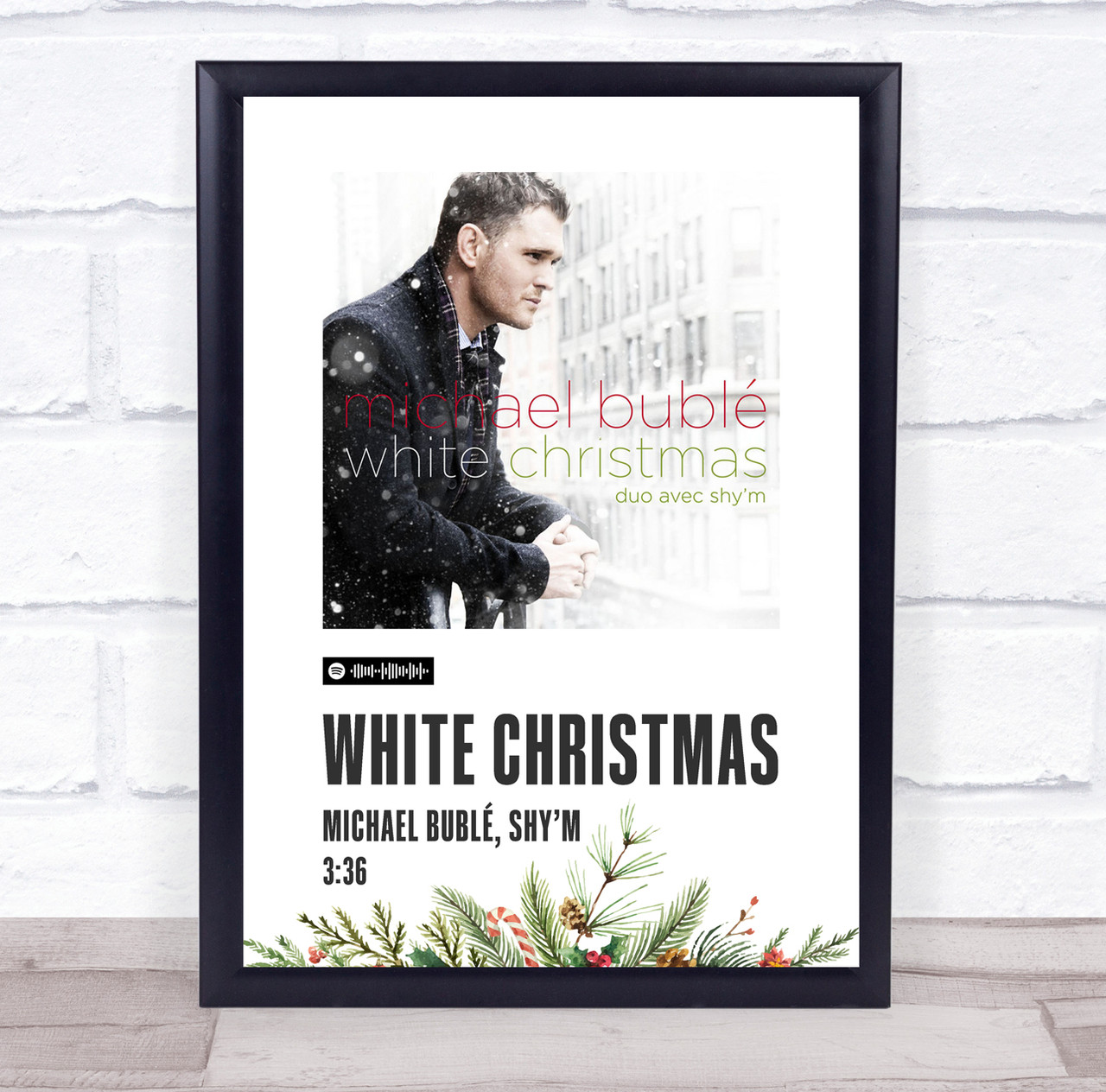 Michael Buble Home Song Lyric Quote Print