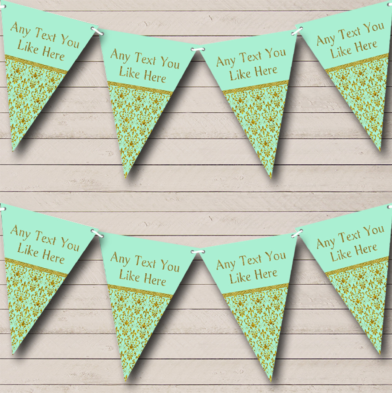elegant-mint-green-and-gold-personalized-birthday-party-bunting-flag-banner-red-heart-print for Free Printable Banner Letters Green Elegant Mint Green And Gold Personalized Birthday Party Bunting Flag Banner - Red Heart Print for Free Printable Banner Letters Green