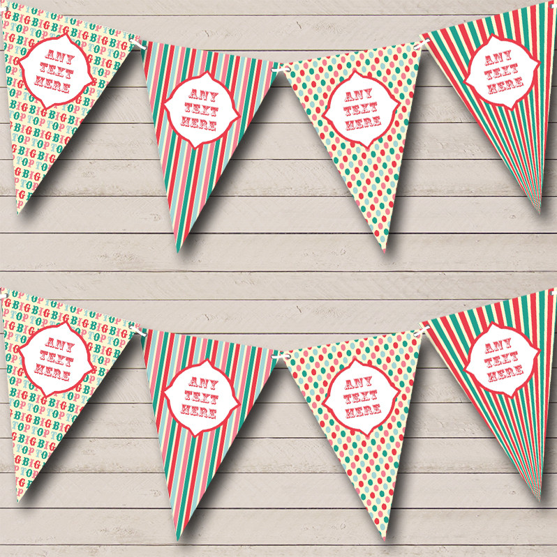 circus bunting printable