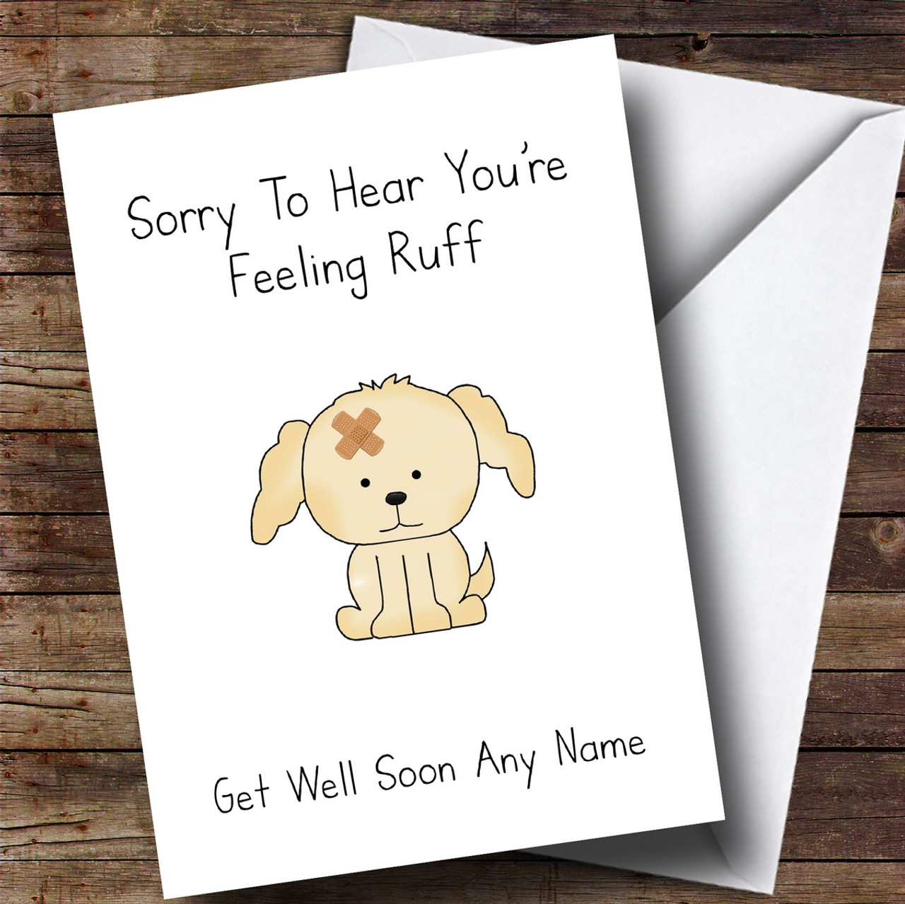 Get Well Soon Card Cute Teddy Card Thinking of You Get Well 