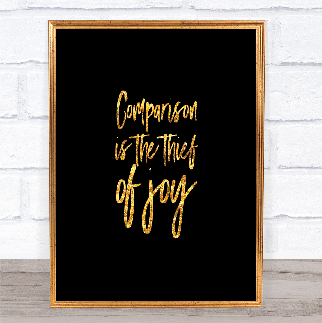 comparison is the thief of joy printable