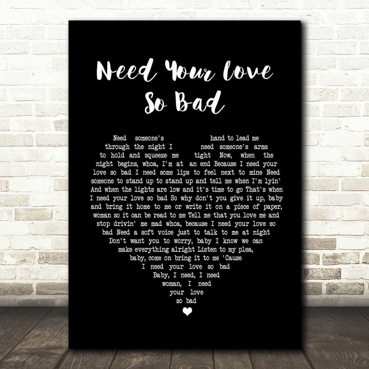 Fleetwood Mac Big Love Song Lyric Vintage Quote Print