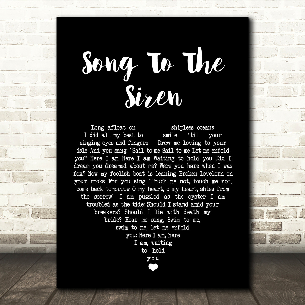 This Mortal Coil Song To The Siren Black Heart Song Lyric Quote Print Red Heart Print - dark coil roblox
