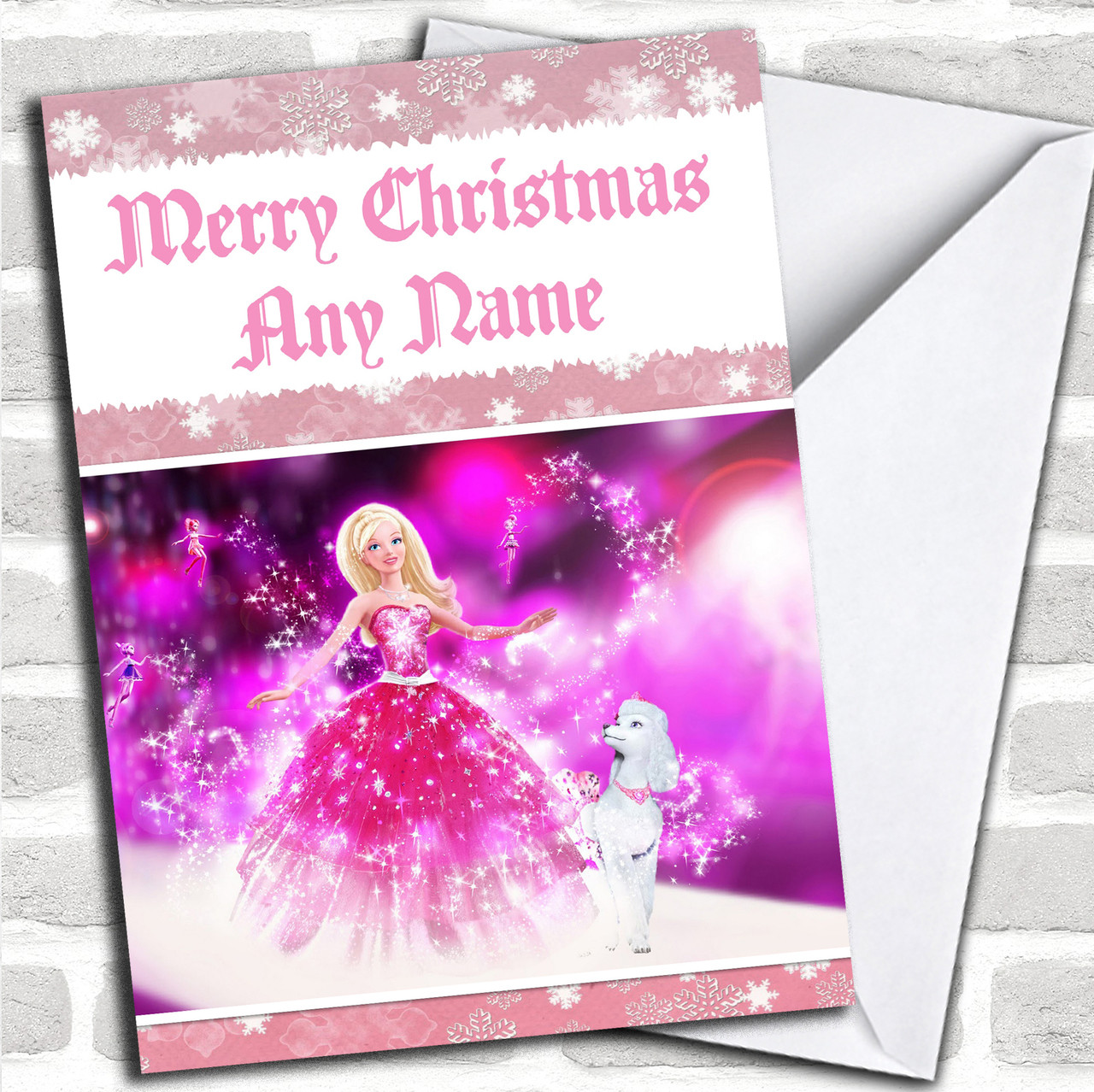 barbie christmas card