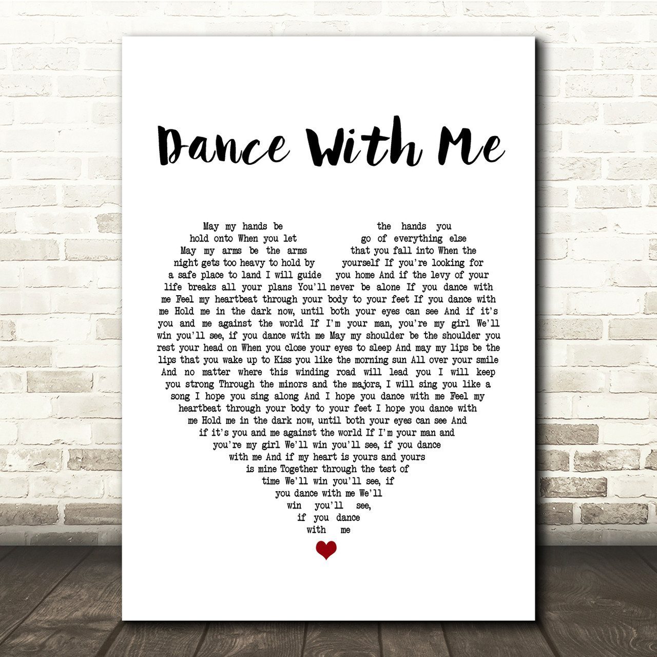 Perfect Grey Song Lyric Man Lady Dancing Quote Print