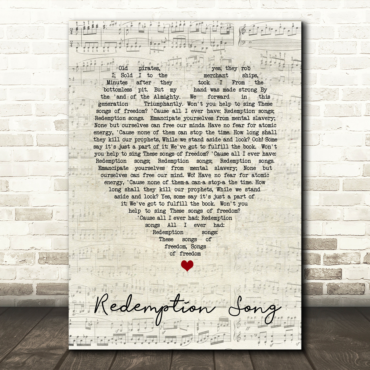 Bob Marley Redemption Song Song Lyric Quote Print Antiquitaten Kunst Com Kunst