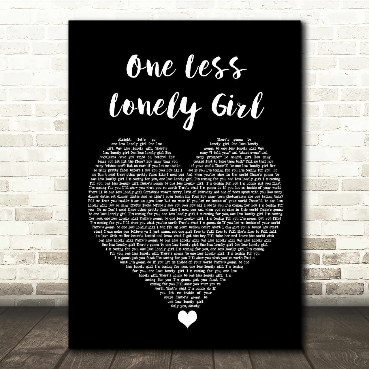 One less lonely girl-Justin Bieber with lyrics 