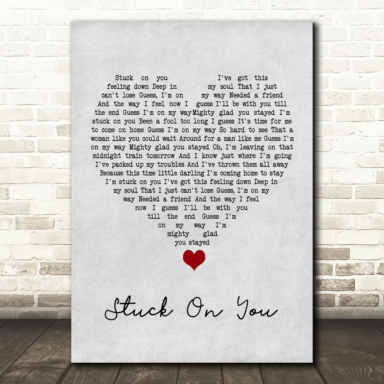 Lionel Richie - Stuck On You (Lyrics) 