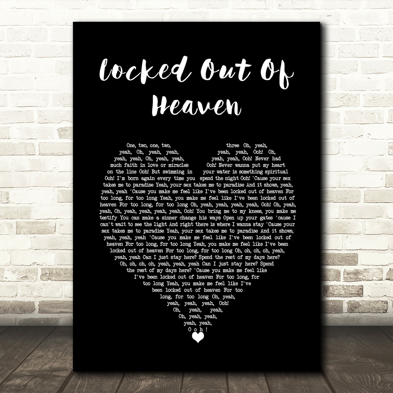 locked out of heaven art