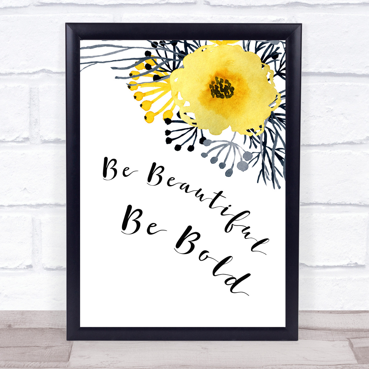 Wall Art Print, Bold floral