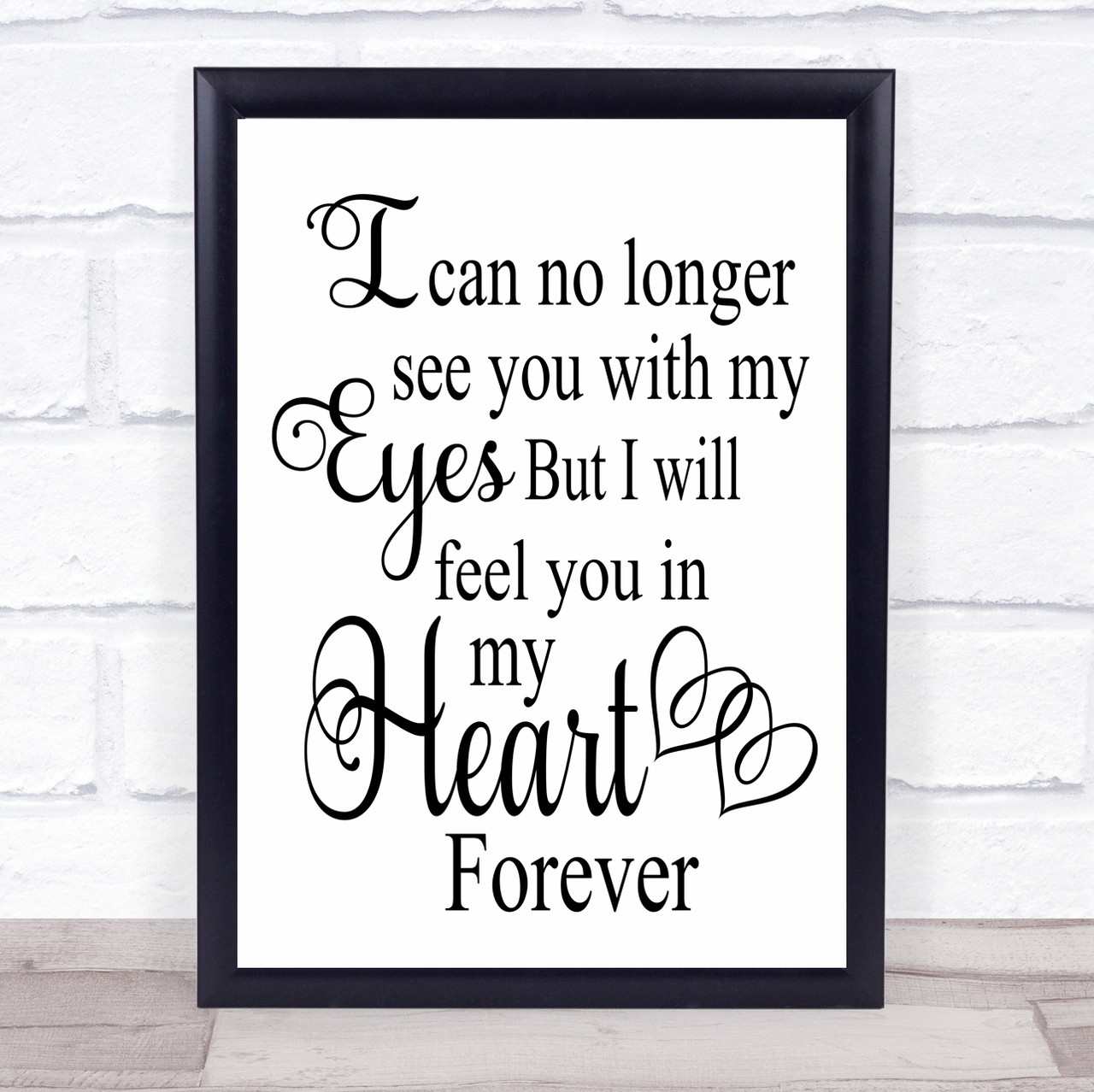 Memorial Feel You In My Heart Forever Quote Typogrophy Wall Art Print - Red Heart Print memorial-feel-you-in-my-heart-forever-quote-typogrophy-wall-art-print-red-heart-print