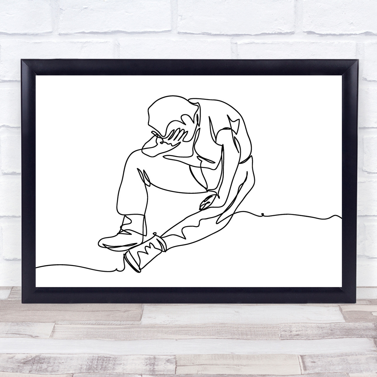 depressed pose drawing