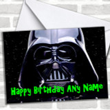 Star Wars Darth Vadar Personalized Birthday Card