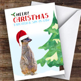 Daughter & Son In Law Meery Christmas Personalized Christmas Card