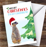 Girlfriend Meery Christmas Personalized Christmas Card