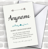 You Are Always There For Me Romantic Poem Valentine's Day Card