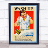 Vintage Advert Palmolive Boy Wall Art Print