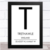 Trethawle England Wall Art Print