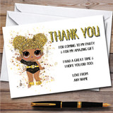 Queen Bee Surprise Lol Doll Splatter Art Birthday Party Thank You Cards