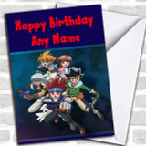 Beyblade Metal  Personalized Children's Birthday Card