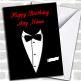 Tuxedo Personalized Birthday Card