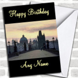 Prague Personalized Birthday Card