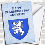 Scottish Lion Personalized St Andrews Day