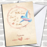 Bird Sorry Personalized Card