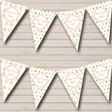 Neutral Nappy Pins Dummies Welcome Home New Baby Bunting Flag Banner