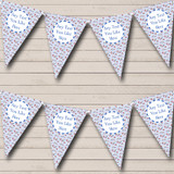 Blue Teddy Bear Welcome Home New Baby Bunting Flag Banner