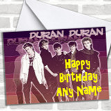 Duran Duran Personalized Birthday Card