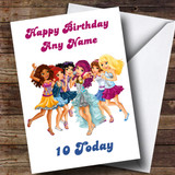 Personalized White Lego Friends Children's Birthday Card