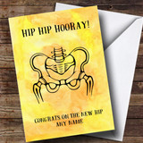 Personalized Funny Hip Hip Hooray Get Well Soon Card