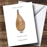 Personalized Funny That's Shallot Bon Voyage Travel Card