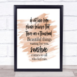 Lose Hope Quote Print Watercolour Wall Art