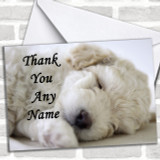 Bichon Frise Dog Personalized Thank You Card