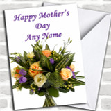 Nice Bunch Of Flowers Personalized Mother's Day Card