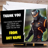 Fortnite Omega Personalized Children's Birthday Party Thank You Cards