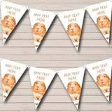 Cute Watercolour Guinea Pig Personalized Baby Shower Bunting Flag Banner