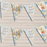 Shabby Chic Vintage Peter Rabbit Personalized Christening Bunting