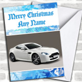 Aston Martin Vantage Personalized Christmas Card