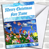 Disney Characters Personalized Christmas Card